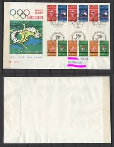 RFA TALLA 1 a, talla a 2, 6 veces estampado en FDC MUNICH, #c629 - Imagen 1 de 3