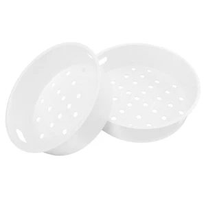 2 Pcs Reiskocher Dampfgarer Multifunktionaler Dampfbehälter Haushaltszubehör - Bild 1 von 12