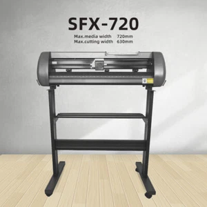 28” Cutting Plotter Sign Cutting Machine with Stand Signmaster Software 3 Blades - Picture 1 of 7