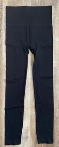 BLISSFUL BENEFICIOS de WARNER'S~Leggings Cintura Alta Sin Costuras~Talla S/M~Negro - Imagen 1 de 3
