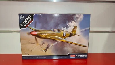 USAAF p-51 Nord Africa aereo guerra mondiale modellino Academy 1-48 12338 - Immagine 1 di 2