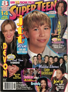 Super Teen Magazine agosto 1996 Devon Sawa Andrew Keegan Brandy Joseph G Levitt - Foto 1 di 20