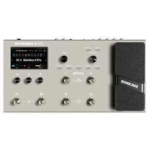 SONICAKE Matribox II Pro Guitar Bass Modeling IR Cabinets Expression Pedal FX Lo - Picture 1 of 7