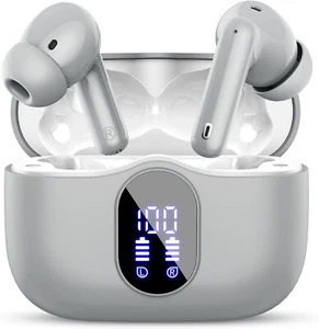Audífonos Inalámbricos Bluetooth Auriculares Con Micrófono Y Estuche De Carga - Picture 1 of 7