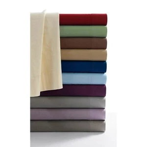 170-GSM Cozy Flannel Solid Extra Deep Pocket Bed Sheet Set - Picture 1 of 52