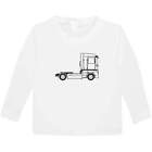 'Lorry Cab' Children's / Kid's Long Sleeve Cotton T-Shirts (KL043478)