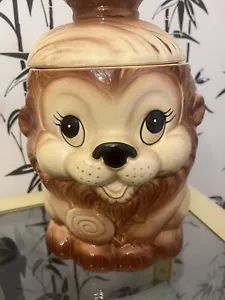 More details for vintage ceramic animal cookie jar 1960&#039;s-japan del boy’s cigar holder