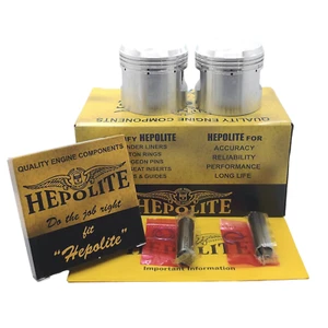Kit de pistones Hepolite +20 Low Comp 7-1 Triumph 650 6T Thunderbird OE 11564 70-2891 - Imagen 1 de 3