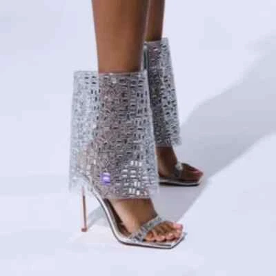 SANDALIA STILETTO AZALEA WANG " THE AUDAZ AND THE BEAUTIFUL" Talla: 11 (Envío rápido) Foto 1 de 4