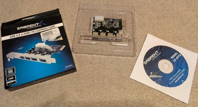 Sabrent CP-4PTU 4-Port USB 3.0 PCI Express Card - Image 1 of 4
