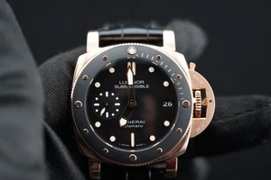 Panerai Luminor Submersible Goldtech 1950 3Day PAM00684 PAM684  V-Good Condition - Picture 1 of 10