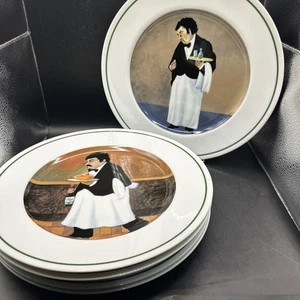 WILLIAMS-SONOMA GUY BUFFET SOMMELIER SERIES 11" DINNER PLATES 5 DIFFERENT PLATES - Picture 1 of 12