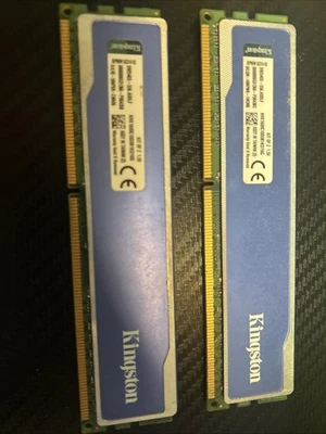 Kingston HyperX Blu 8GB (2x4GB) DDR3-1333 RAM KIT , KHX1333C9D3B1K2/8G FAST SHIP - Image 1 of 2