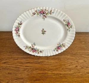 Royal Albert Moss Rose Oval Large Serving Platter Plate - Picture 1 of 5