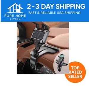 Safe Driving Car Phone Holder with 360° Adjustable Clip for 4-7 Inch Smartphones - Picture 1 of 9
