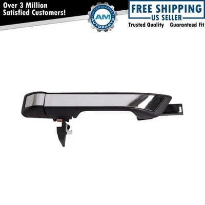 Manija de puerta exterior trasera izquierda cromada y negra para Honda Odyssey 2011-2017 Foto 1 de 3