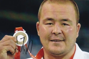 Olympia 2008: Abdullo TANGRIEV (UZB) orig.Autogramm SILBER JUDO  +TOP+ - Picture 1 of 1