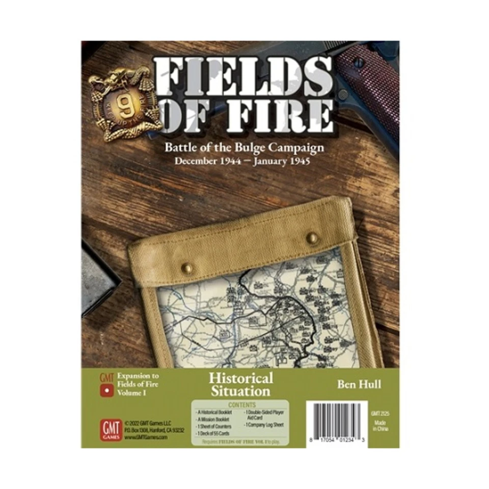 GMT Card Games  Fields of Fire (2nd Ed) - Battle of the Bulge Campaign E Bag NM - Image 1 of 1