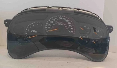 2003 SILVERADO 1500 AT W/O TEMP GAUGE CLUSTER ID 15114649 REBUILT USED OEM - Image 1 of 4