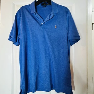 Polo Ralph Lauren Blau Logo Polo Herren Gr. M Classic Fit - Bild 1 von 5