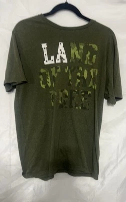 Mossimo Boys T-shirt Size Medium Green Land Of The Free - Image 1 of 4