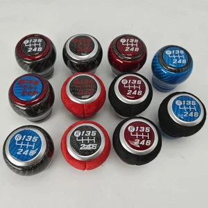 Real Carbon Fiber 6S Gear Shift Knob For Subaru BRZ 2012 - 2024 For Toyota 86 - Picture 1 of 23
