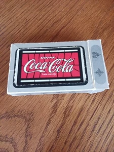 Coca Cola Playing Cards Vintage Coke Soda Gift Poker 80s Rare Antique Good - Picture 1 of 3