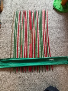 Jaques Of London Garden Giant Pick-up Sticks Game 90cms in Carry Bag - Picture 1 of 4
