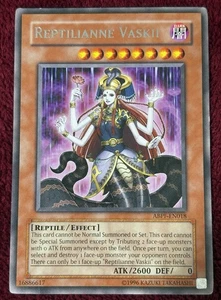 Yu-Gi-Oh! TCG Reptilianne Vaskii Absolute Powerforce ABPF-EN018 Unlimited Rare - Picture 1 of 2