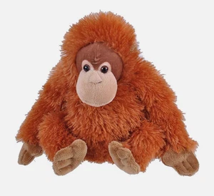 ~❤️~Wild Republic ORANGUTAN Female Monkey 8" 20cm Plush Soft Toy Animal BNWT - Picture 1 of 2