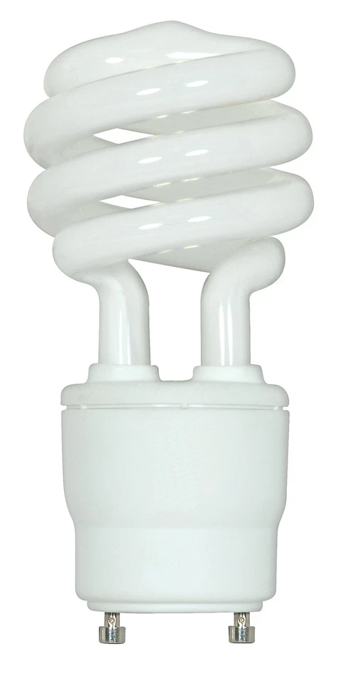 Satco S8207 2700K Soft White 26W Spiral Cfl Light Bulb Gu24 Base 1 Count - Image 1 of 3