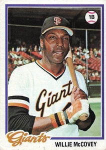 Willie McCovey 1978 Topps #34, en muy buen estado+ - Imagen 1 de 2