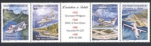 French Polynesia 1998 Planes/Aviation/Transport/Aircraft/Tourism 4v stp (n35554) - Picture 1 of 1