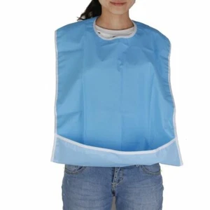 Adult Mealtime Bib Protector Disability Aid Apron with Food Catcher Waterproof - Picture 1 of 6