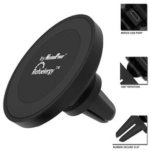 Refuelergy Wireless Charger Magnetic Car Mount Holder QC2.0 - Picture 1 of 8