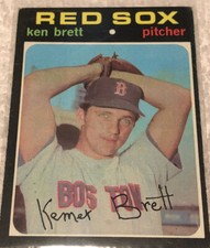 1971 Topps Ken Brett #89 Boston Red Sox Pitcher