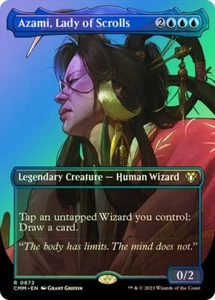MTG - Azami, Lady of Scrolls - Borderless Foil - Commander Masters - Magic - Picture 1 of 1