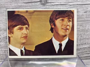 1964 Topps BEATLES Color Cards #47 Were you nervous performing in front of the - Picture 1 of 2