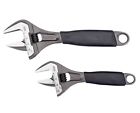 Bahco ADJUST 9031/29 ERGO Adjustable Wrench Set Extra Wide Jaw Twin Pack 6" & 8"