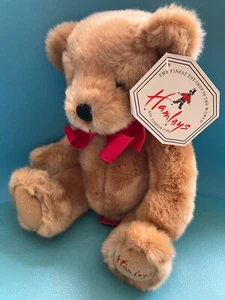 Hamleys Teddy Bear Plush Soft Toy Brown 10 Inch Collectible with tag VGC - Picture 1 of 7