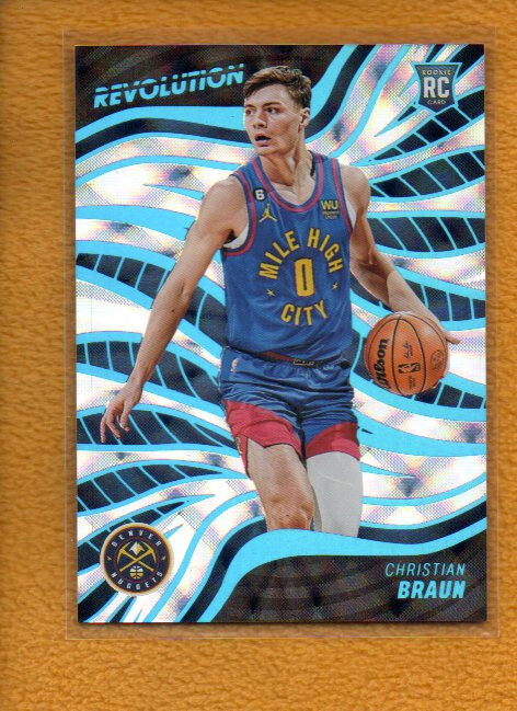 Christian Braun 2022-23 Panini Revolution Rookie Future Frame RC #109 /60