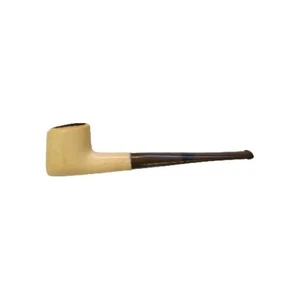 Kaywoodie White Briar Streamliner Smoking Pipe Shape #61 Vtg Pipe Imported Briar - Picture 1 of 7