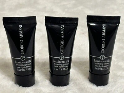 SET of 3 - GIORGIO ARMANI FACE PRIMER - Hydrating Base - 5 ml EACH - Brand New! - Image 1 of 4