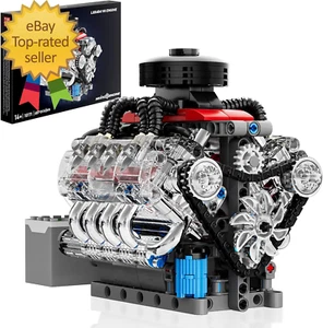 Mini V8 Engine Kits That Runs, Build Your Own Visible Car Motor, Physical Scienc - Picture 1 of 6