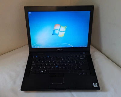 Dell Latitude E6400 Laptop 14" Intel Core 2 Duo 2.4GHz 2GB RAM 80GB HD Windows 7 - Image 1 of 4