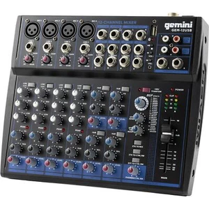 Gemini GEM-012USB 12 Channel Bluetooth Audio Mixer Pack - Picture 1 of 5