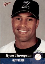 1999 New Orleans Zephyrs Multi-Ad #19 Ryan Thompson Rock Hall Maryland MD Card