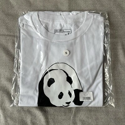 Camiseta Enjoi Skateboards Para Hombre Pequeña Mediana XL Gráfico Panda Blanco Azul Real Foto 1 de 4