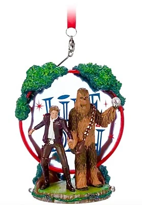 DISNEY STAR WARS 2023 HAN SOLO Y CHEWBACCA DÍA DE LA VIDA CUADERNO DE BOCETOS ADORNO DE VACACIONES Foto 1 de 3