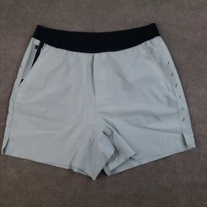 Ten Thousand Interval Shorts Mens Large Gray 5 inch Inseam Stretch Gym Running - Picture 1 of 13